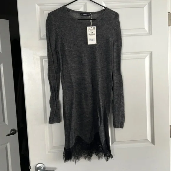 chinese dress ladies Grace and Lace Faux Wrap Cabernet Sweater Dress - Cabernet / XL | Sweater Dress